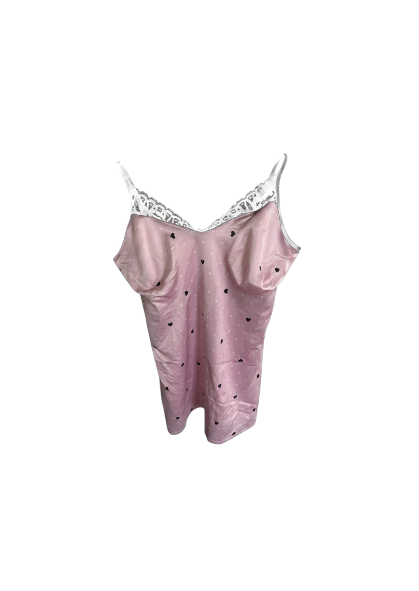 Y2K Cami Polka Dot Heart (fits size 6-8)
