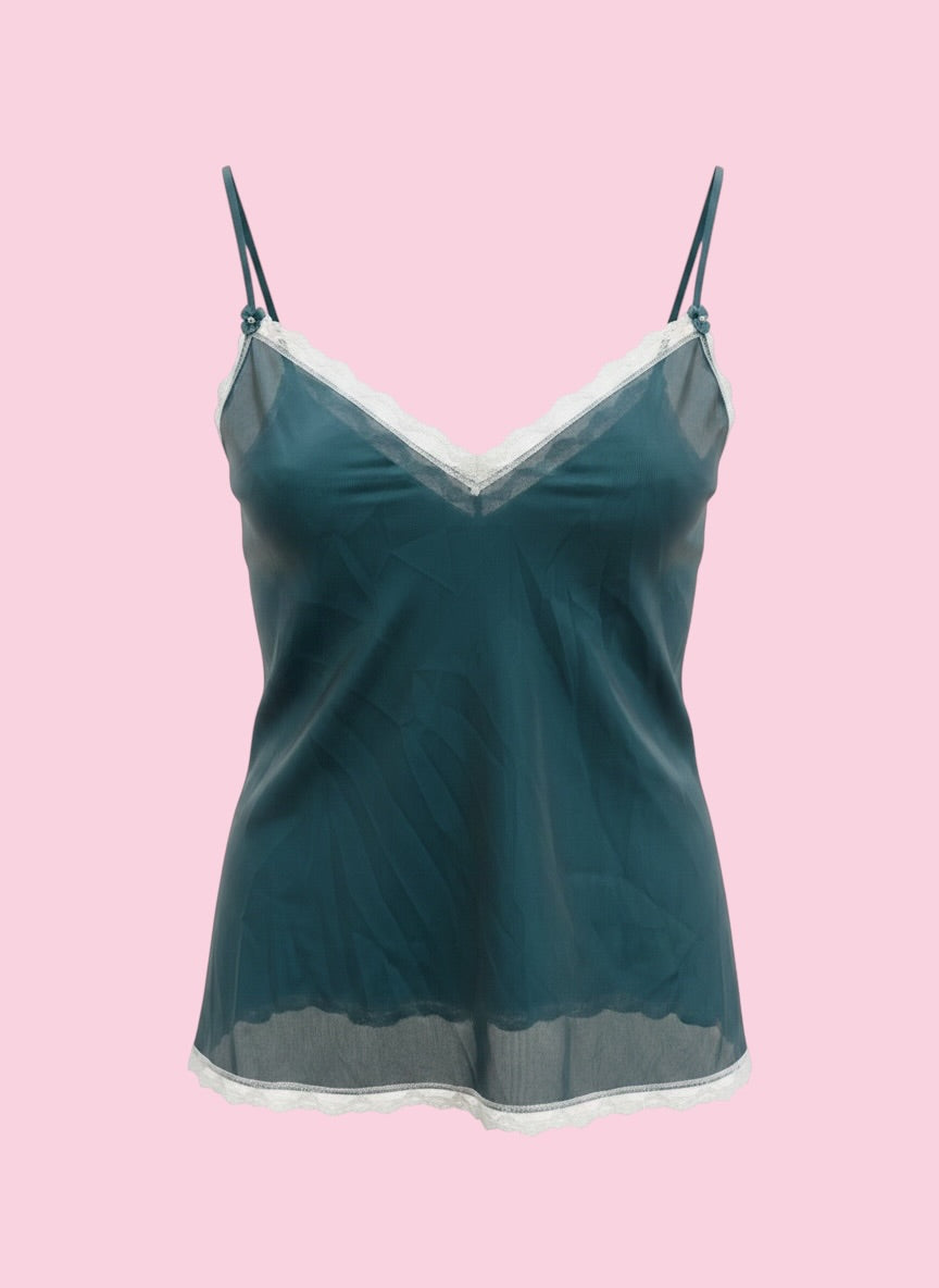 Y2K Cami Green